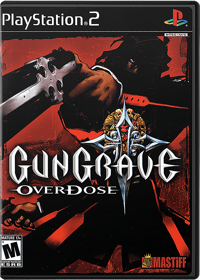 Gungrave Overdose box art for Playstation 2